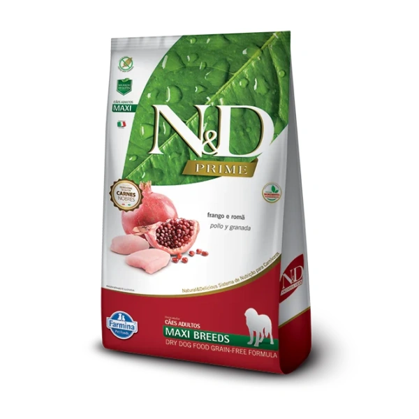 Nd Prime Perro Frango Adulto Maxi 10,1Kg es la respuesta nutricional para perros adultos de razas grandes que requieren una alimentación de calidad. Esta fórmula premium se destaca por su enfoque en ingredientes de alta calidad, con el pollo como fuente principal de proteínas, promoviendo la salud muscular y general de tu mascota. La bolsa de 10,1 kg ofrece una solución duradera y conveniente para mantener a tu perro sano y satisfecho.