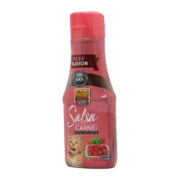 Salsa Natural Select Gatos Sabor A Carne