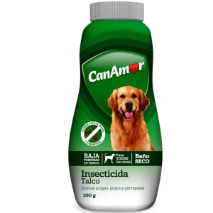 Baño Seco Insecticida CanAmor Perros 100 Grs