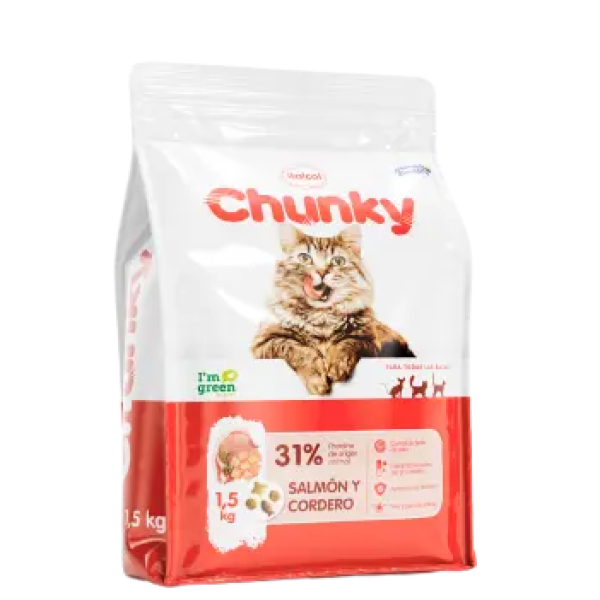 Chunky Gatos Salmón – Cordero