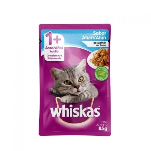 Alimento Humedo Gato Adulto Atun WHISKAS 85 Gr