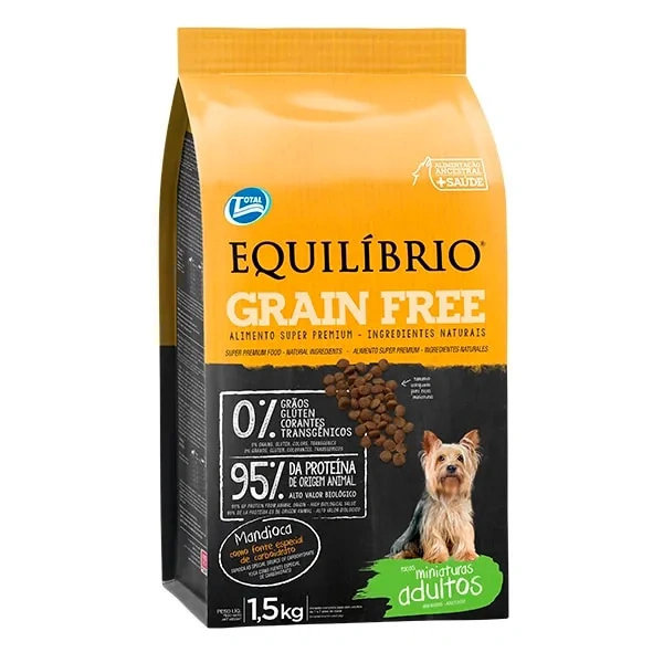 Equilibrio Grain Free Adultos Razas Miniaturas