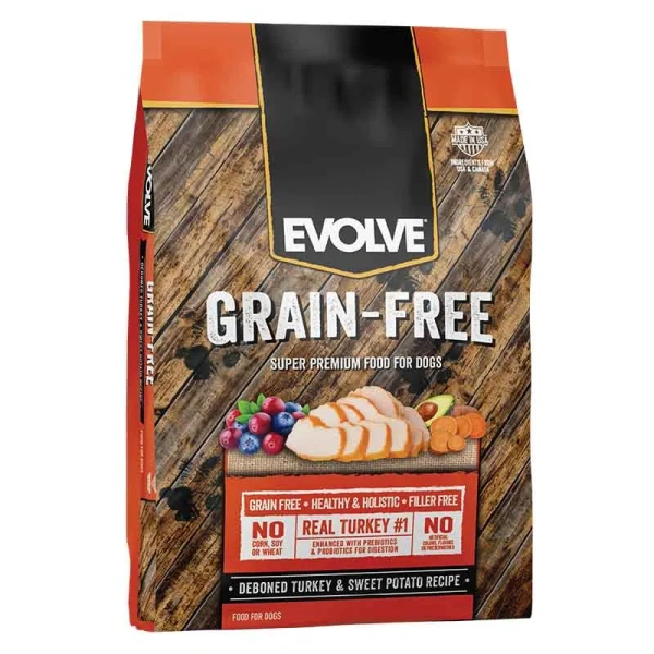 Evolve Dog Grain Free Turkey - Pavo 28 Lb