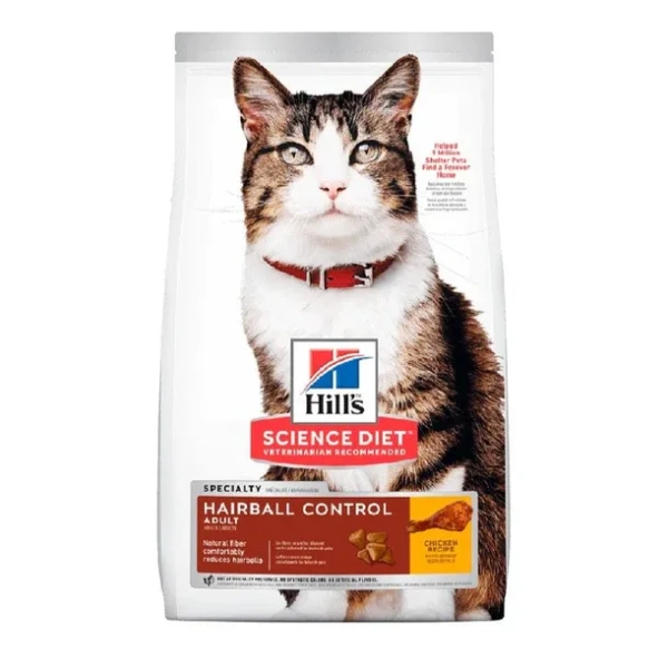 Hills Science Diet Adult Hairball Control-gato