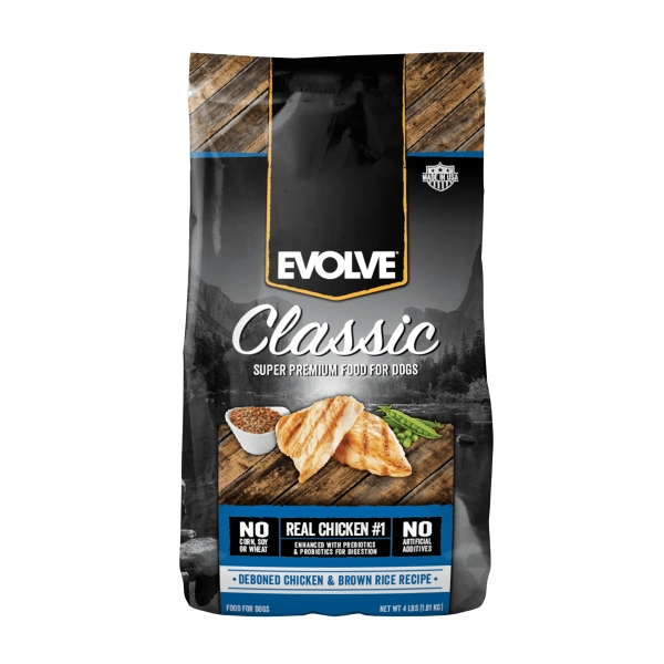 Evolve dog classic chicken-pollo