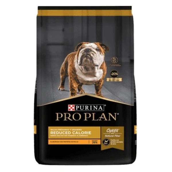 Proplan reduced calorie razas medianas y grandes.