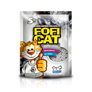 Arena FofiCat 5kg Carbón Activado