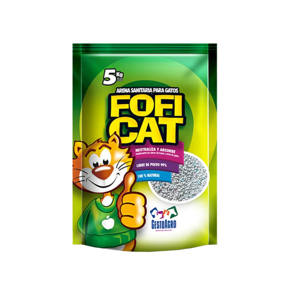 Arena FofiCat 5kg Manzana