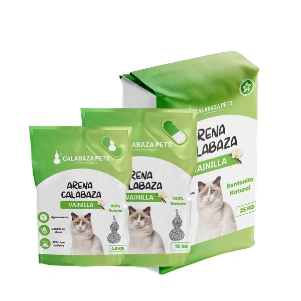Arena calabaza 10kg Vainilla