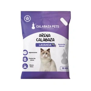 Arena calabaza 10kg Lavanda
