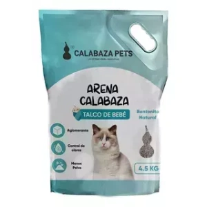 Arena calabaza 4.5kg Talco de bebé