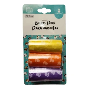 Bolsas x 3 rollos Calabaza