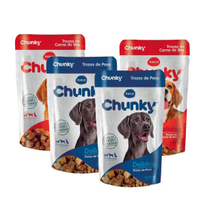 Chunky comida húmeda lleve 4 pague 3 perro