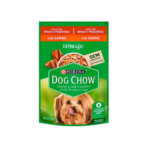 Dog Chow comida húmeda Adultos minis y pequeños, carne