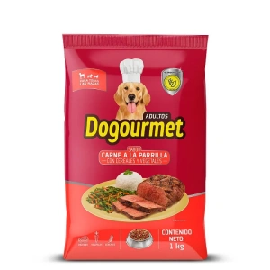 Dogourmet Adultos 1kg Carne a la parrilla
