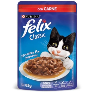 Felix comida húmeda adultos 85 gr carne