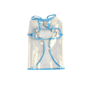 Impermeable azul talla L