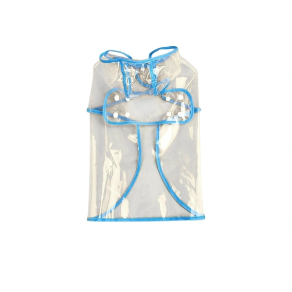 Impermeable azul talla L