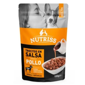 Nutriss Trocitos en salsa sabor pollo 100gr