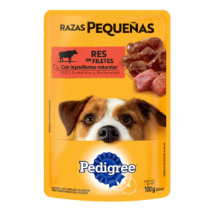 Pedigree comida húmeda Razas pequeñas 100gr Res