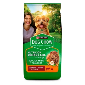Purina Dow Chow Extra life 2kg Adultos minis-pequeños carne y pollo