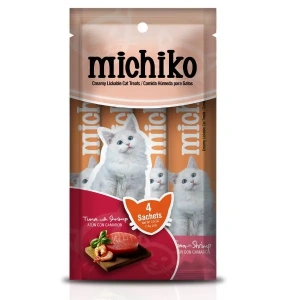 Snack húmedo Michiko Atún con camarón x 4