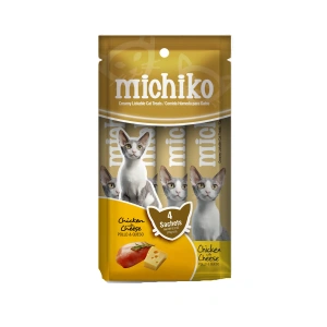 Snack húmedo Michiko Pollo y queso x 4