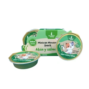 Snack mousse calabaza gato 30gr Atún y salmón