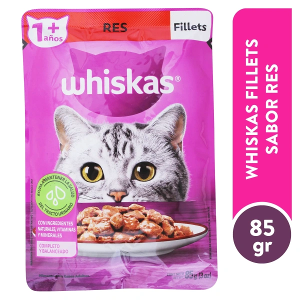Whiskas comida húmeda +1 año 85gr Res