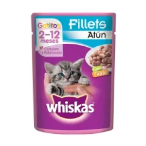 Whiskas comida húmeda Gatitos 85 gr Atún