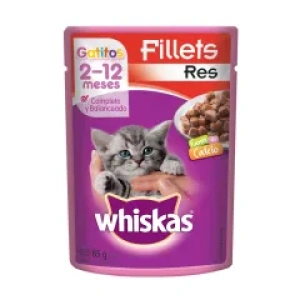 Whiskas comida húmeda Gatitos 85gr Res